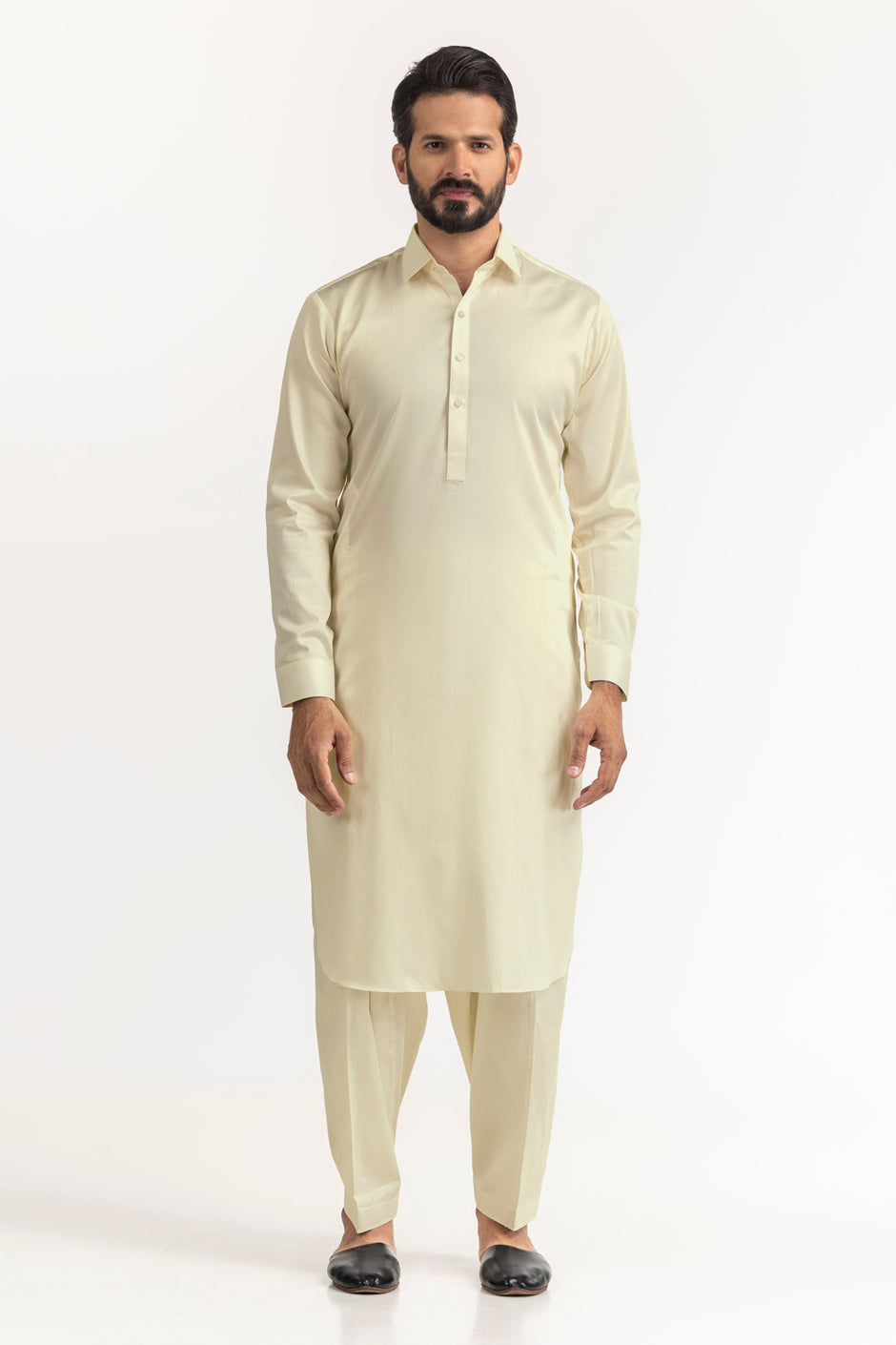 Lime Stone Unstitched Fabric Cotton