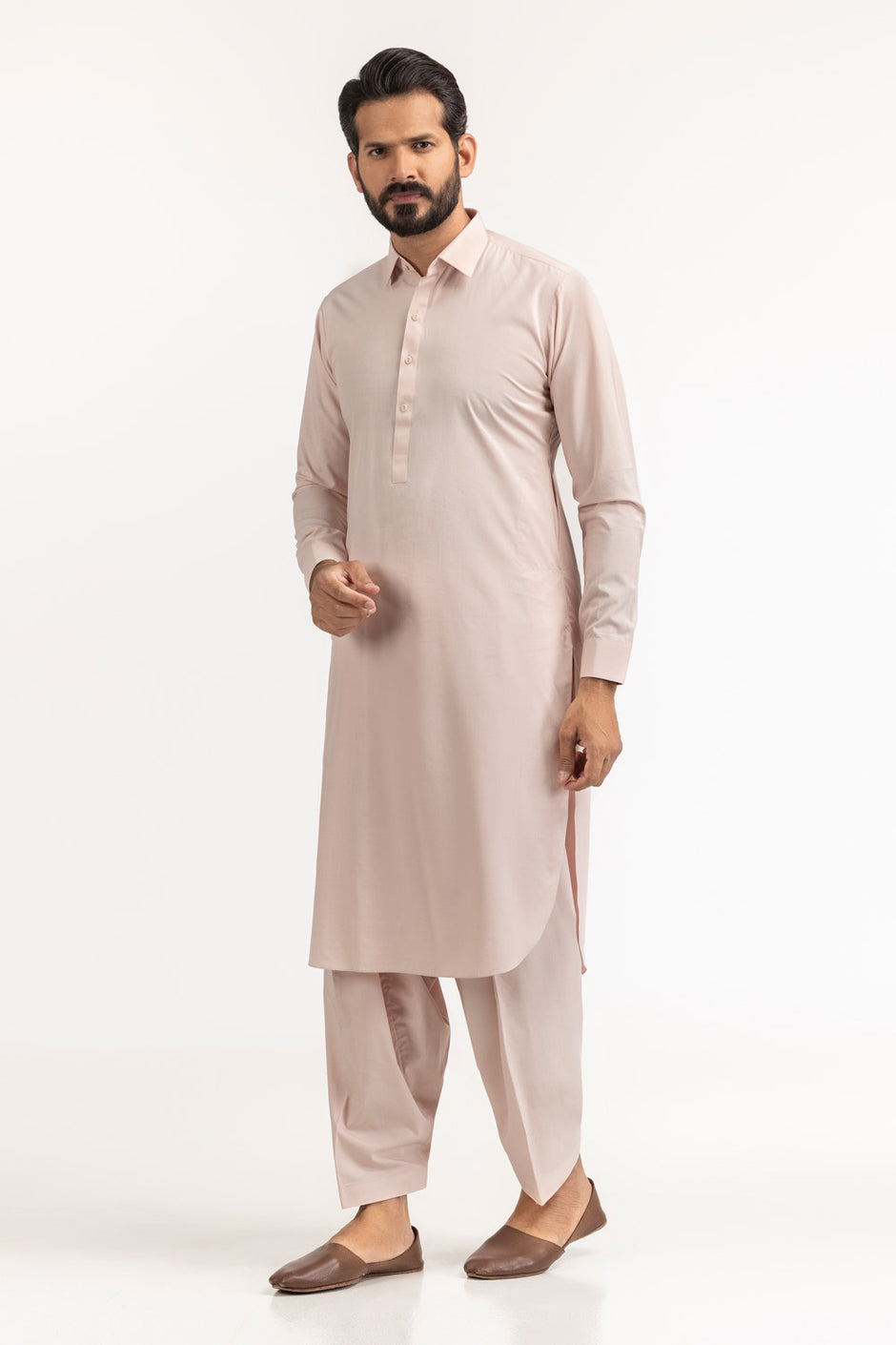 Lime Stone Unstitched Fabric Cotton