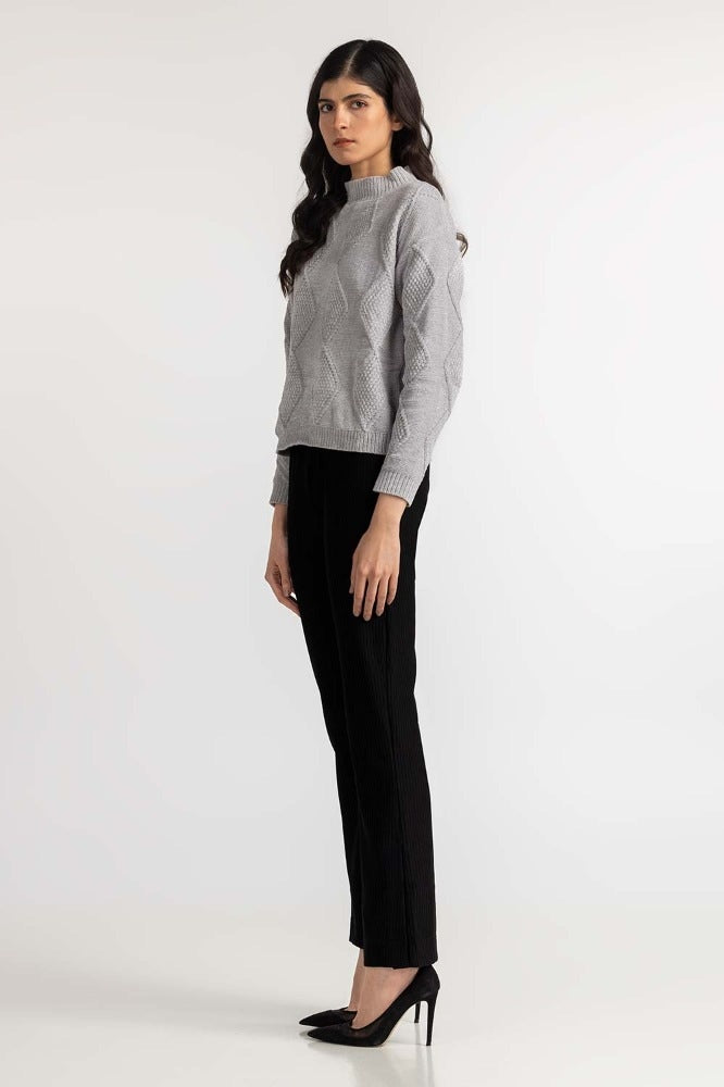 Lime Green Basic Sweater WM-SWT-WS23-094