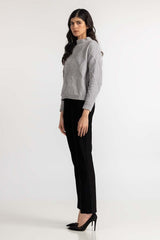 Lime Green Basic Sweater WM-SWT-WS23-094