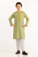 Lime Green Embroidered Kurta KR-KEMB22-020