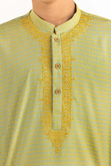 Lime Green Embroidered Kurta KR-KEMB22-020