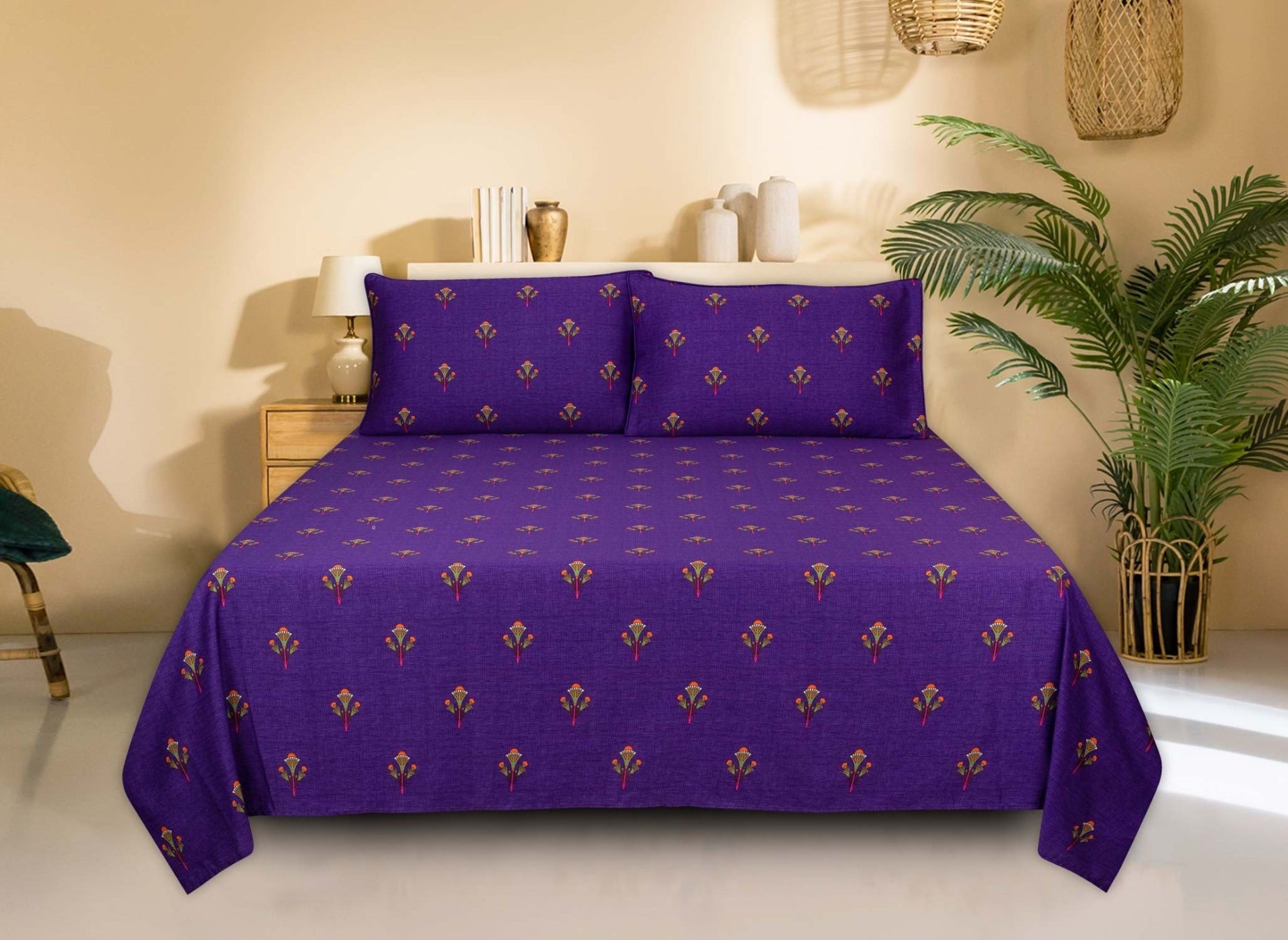 Lotus T-200 Bed Sheet Set