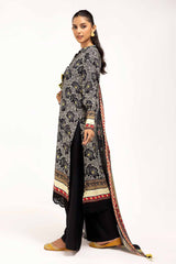 3 Piece Unstitched Printed Linen Suit LT-42001