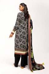 3 Piece Unstitched Printed Linen Suit LT-42001