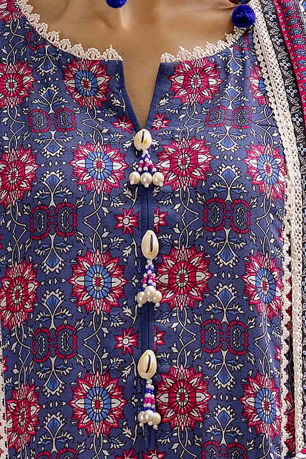 3 Piece Unstitched Printed Linen Suit LT-42008