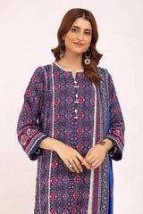 3 Piece Unstitched Printed Linen Suit LT-42008