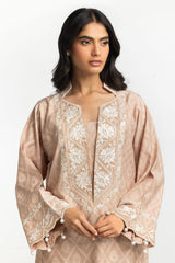 Lurex Jacquard Embroidered Shirt And Trouser IPST-44321