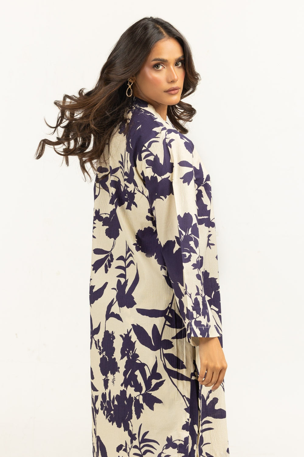 Ripple crinkle Printed Co-Ord Set IPST-44759