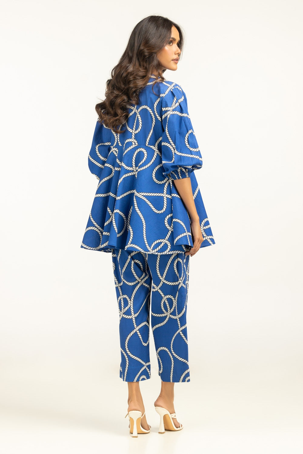 Ripple crinkle Printed Co-Ord Set IPST-44761