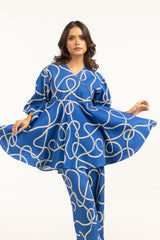 Ripple crinkle Printed Co-Ord Set IPST-44761