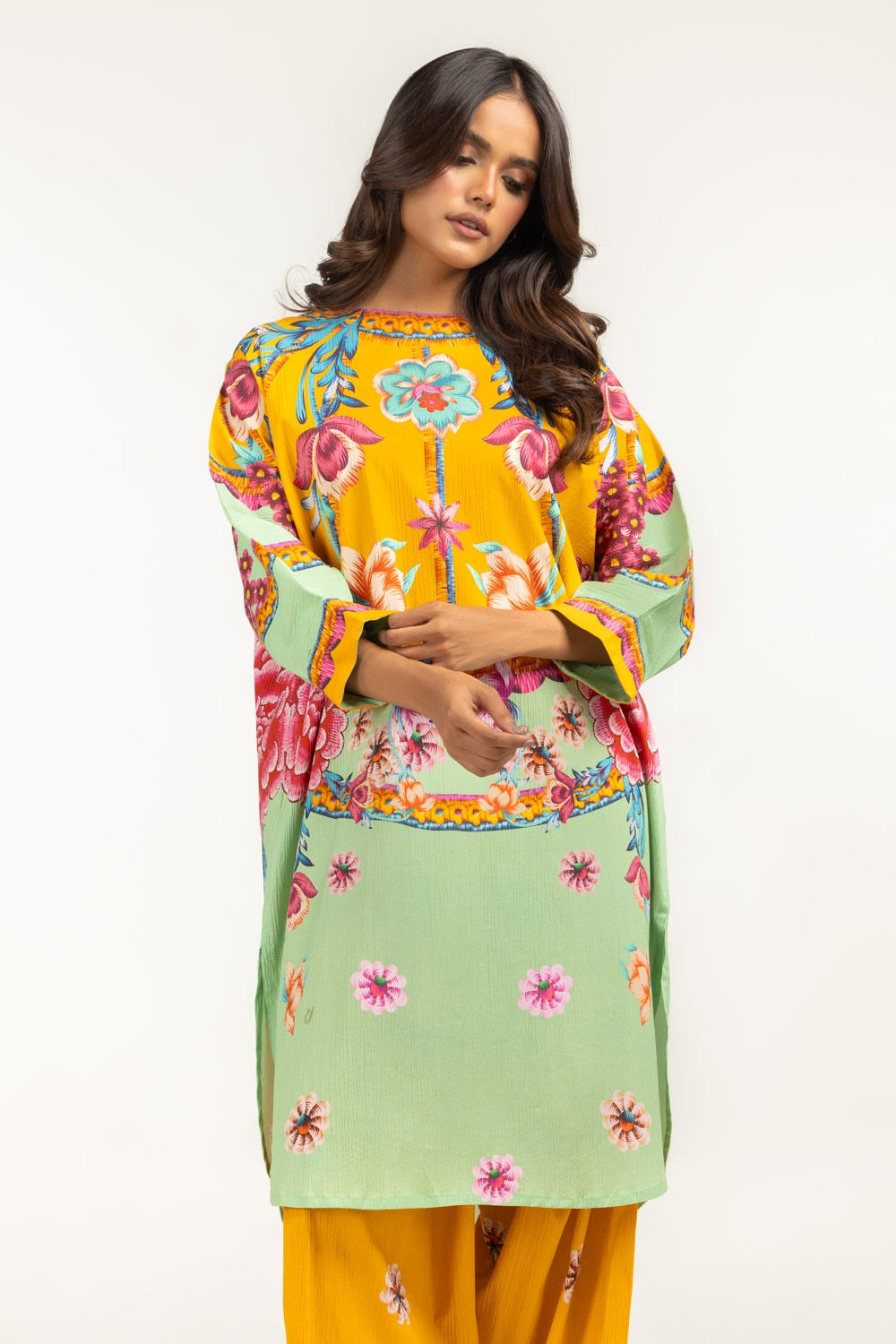 Ripple crinkle Printed Co-Ord Set IPST-44762