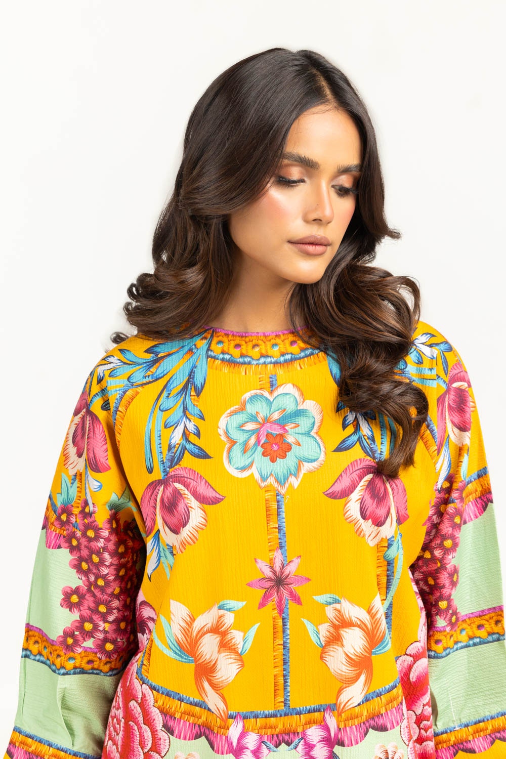 Ripple crinkle Printed Co-Ord Set IPST-44762