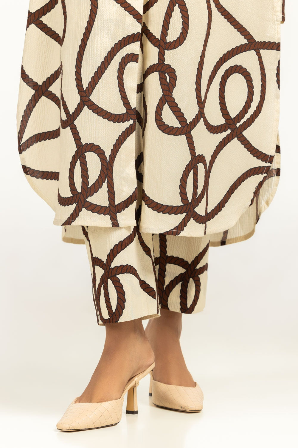 Ripple crinkle Printed Co-Ord Set IPST-44936