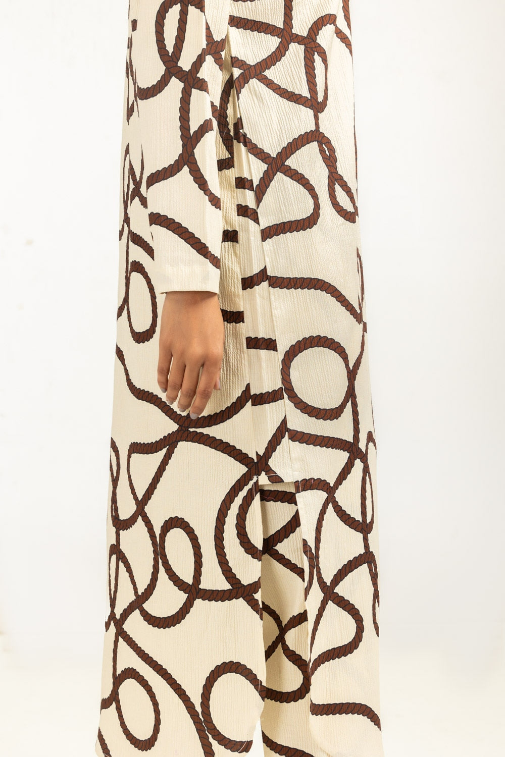 Ripple crinkle Printed Co-Ord Set IPST-44936