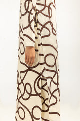 Ripple crinkle Printed Co-Ord Set IPST-44936