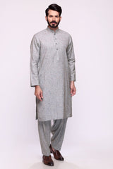 Grey Bannu Donigal Unstitched Fabric