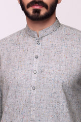 Grey Bannu Donigal Unstitched Fabric