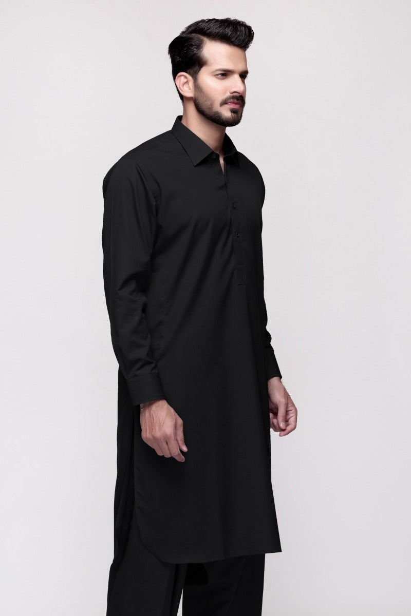 Black Unstitched Fabric US PIMA