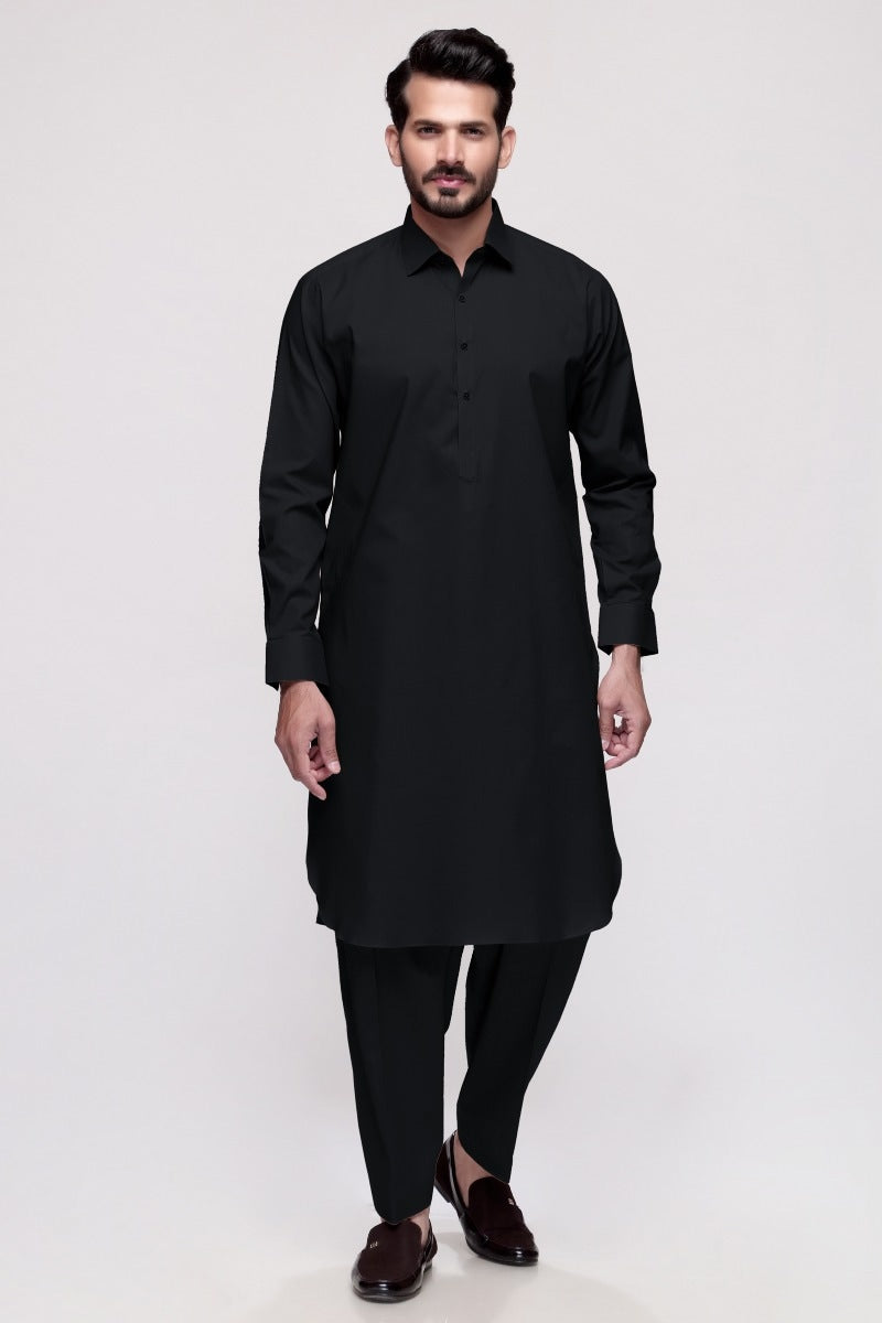 Black Unstitched Fabric AMERICAN PIMA