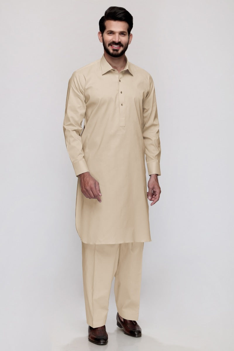 Light Beige Unstitched Fabric AMERICAN PIMA