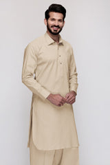 Light Beige Unstitched Fabric AMERICAN PIMA