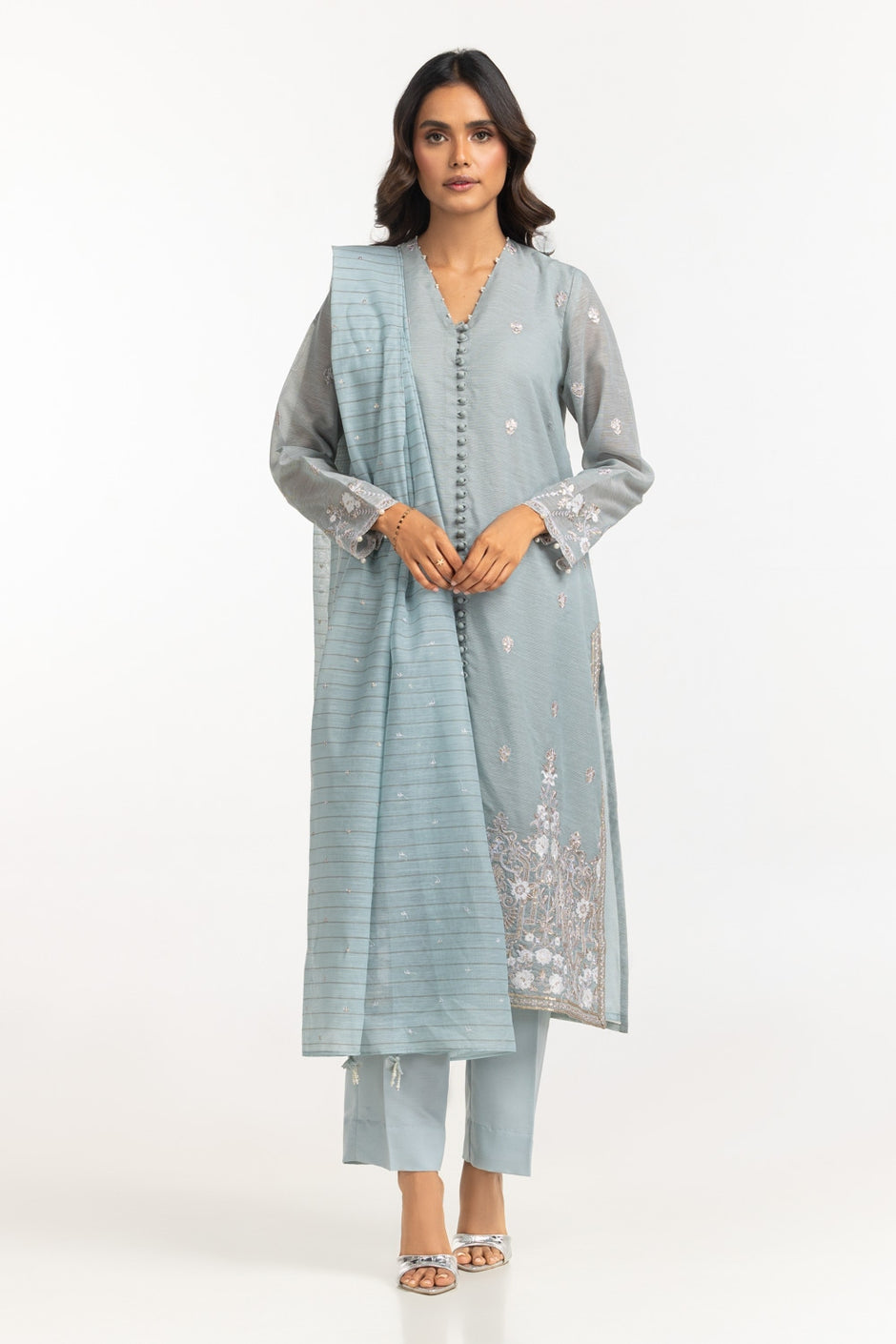 Maisuri Embroidered Shirt And Trouser