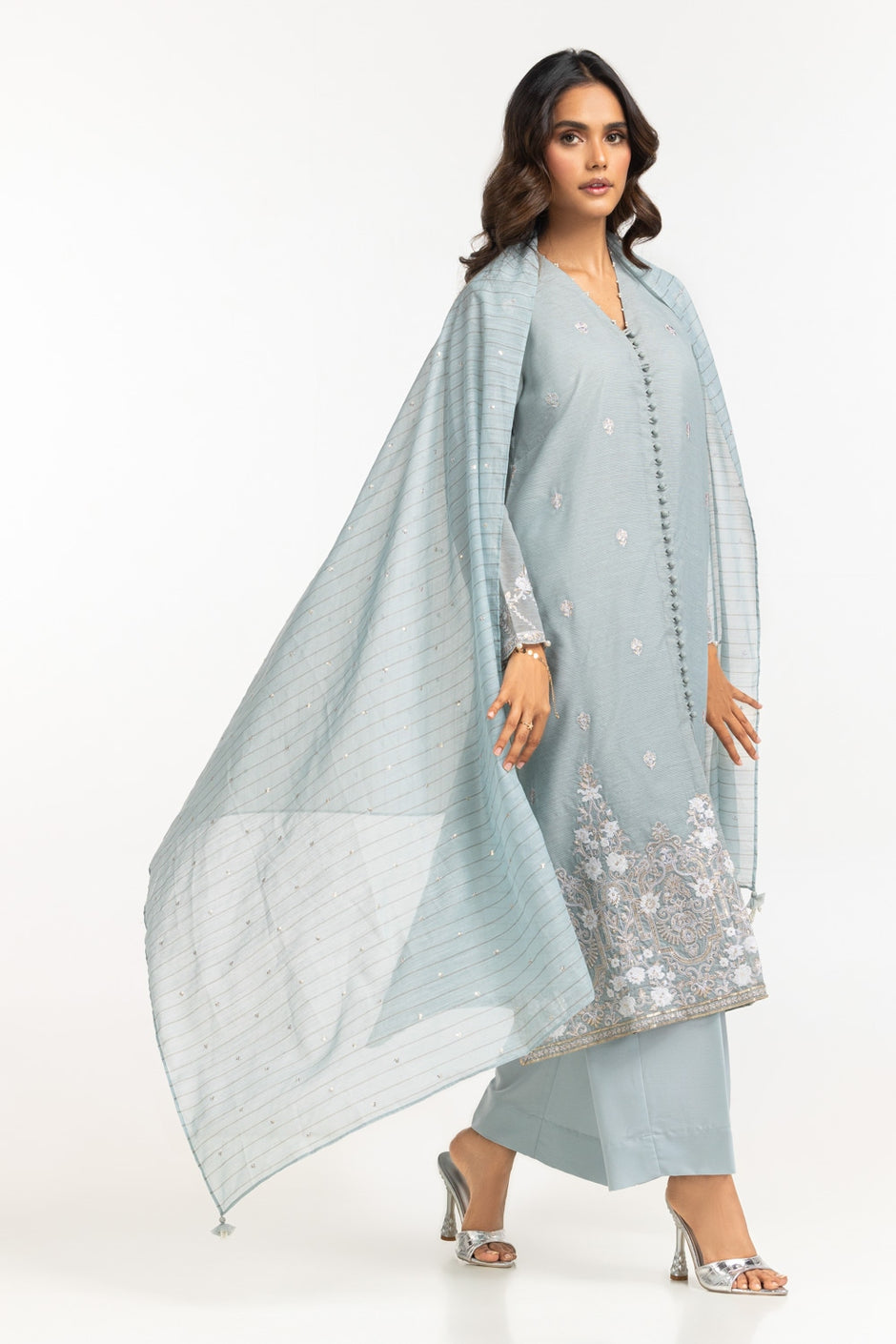 Maisuri Embroidered Shirt And Trouser