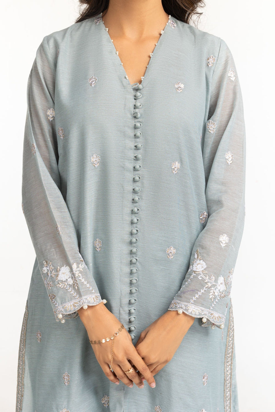 Maisuri Embroidered Shirt And Trouser