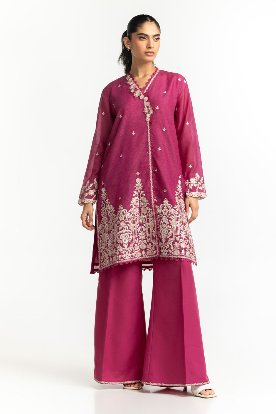 Maisuri Embroidered Shirt And Trouser
