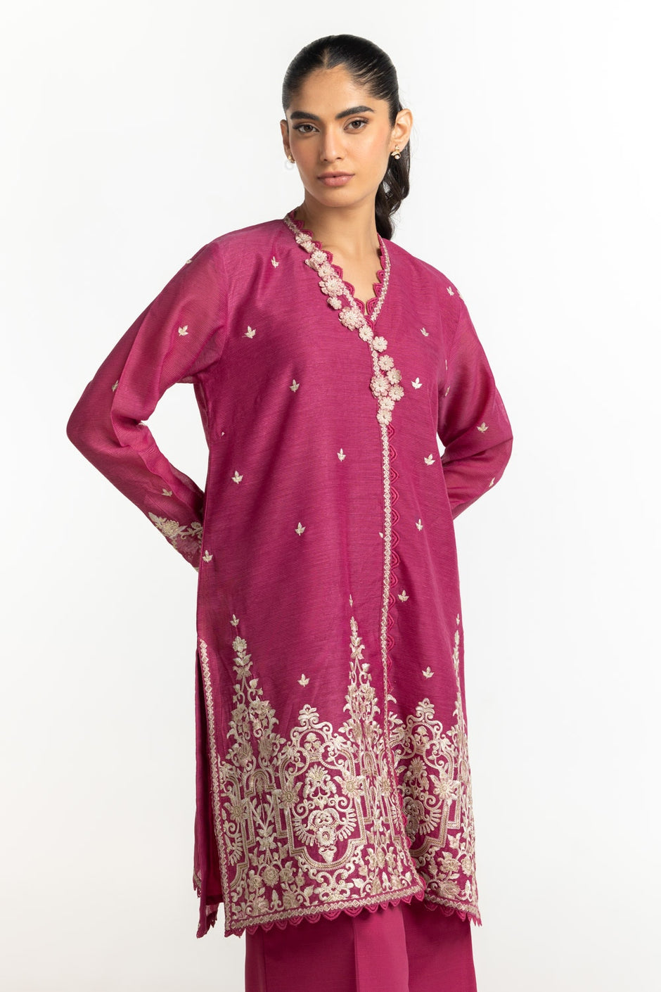 Maisuri Embroidered Shirt And Trouser