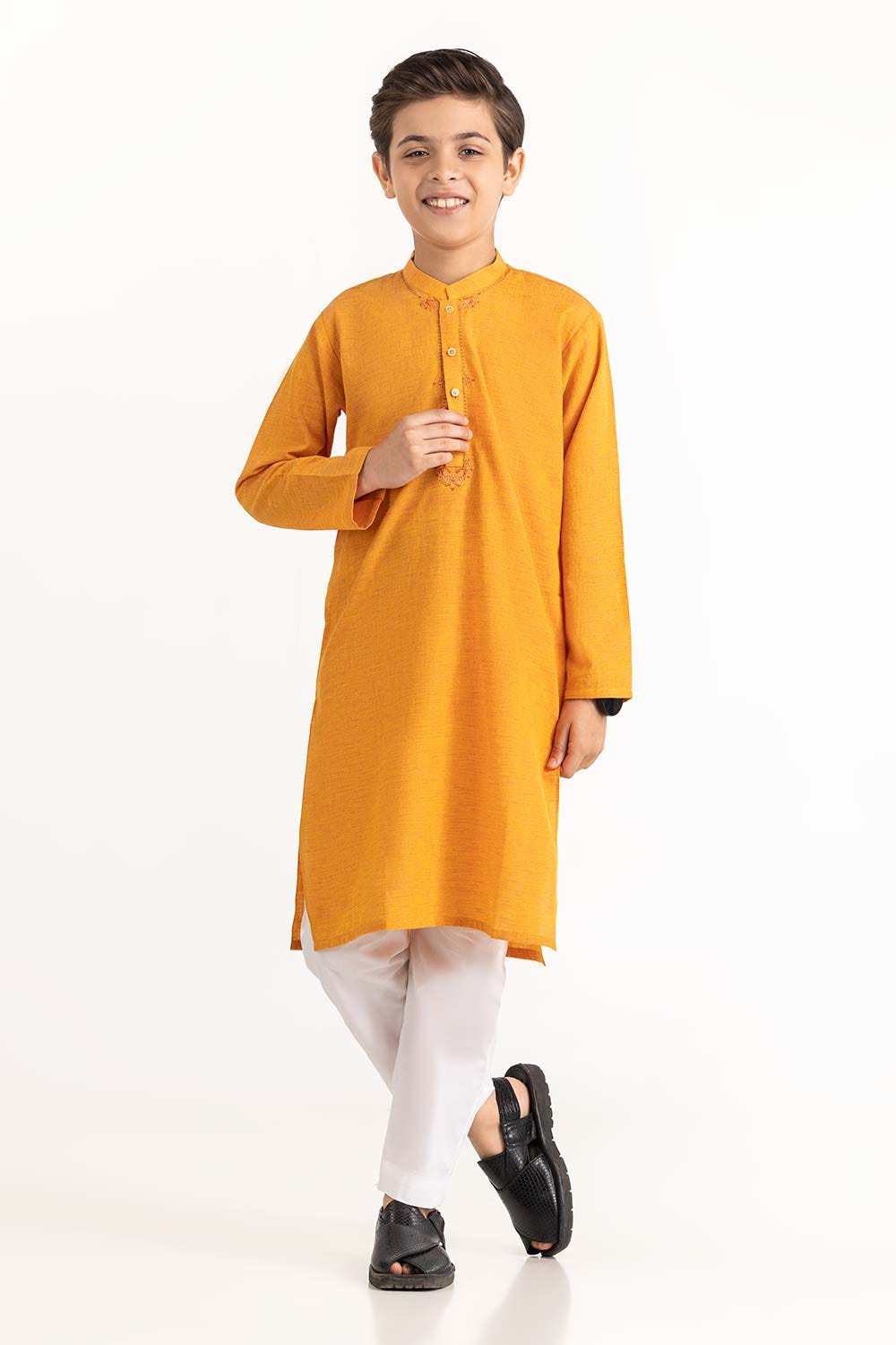 Marigold Embroidered Kurta KR-KEMB22-013