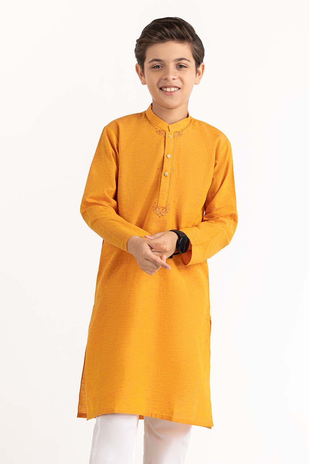 Marigold Embroidered Kurta KR-KEMB22-013