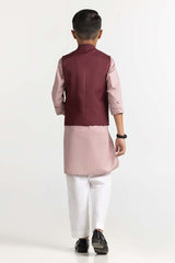 Maroon Embroidered Waist Coat KWC-PD23-009