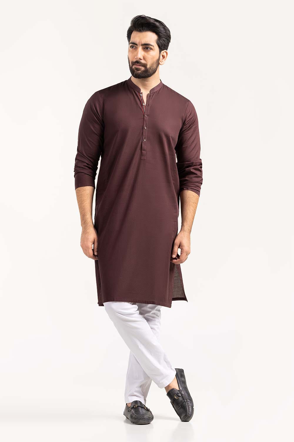 Maroon Fashion Kurta