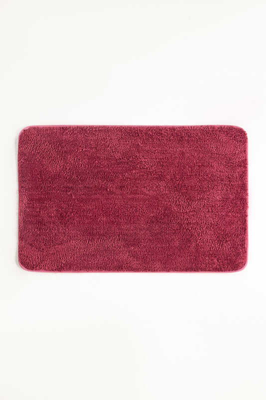 Maroon Red Bath Mat