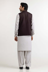 Maroon Styling Waist Coat WC-PD23-013