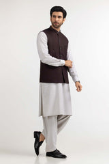 Maroon Styling Waist Coat WC-PD23-013
