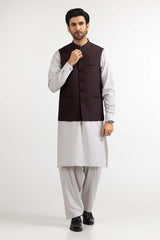 Maroon Styling Waist Coat WC-PD23-013