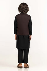 Maroon Stylized Waist Coat KWC-PD23-005