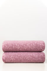 AW25 Mauve Double Ply Fleece Throw