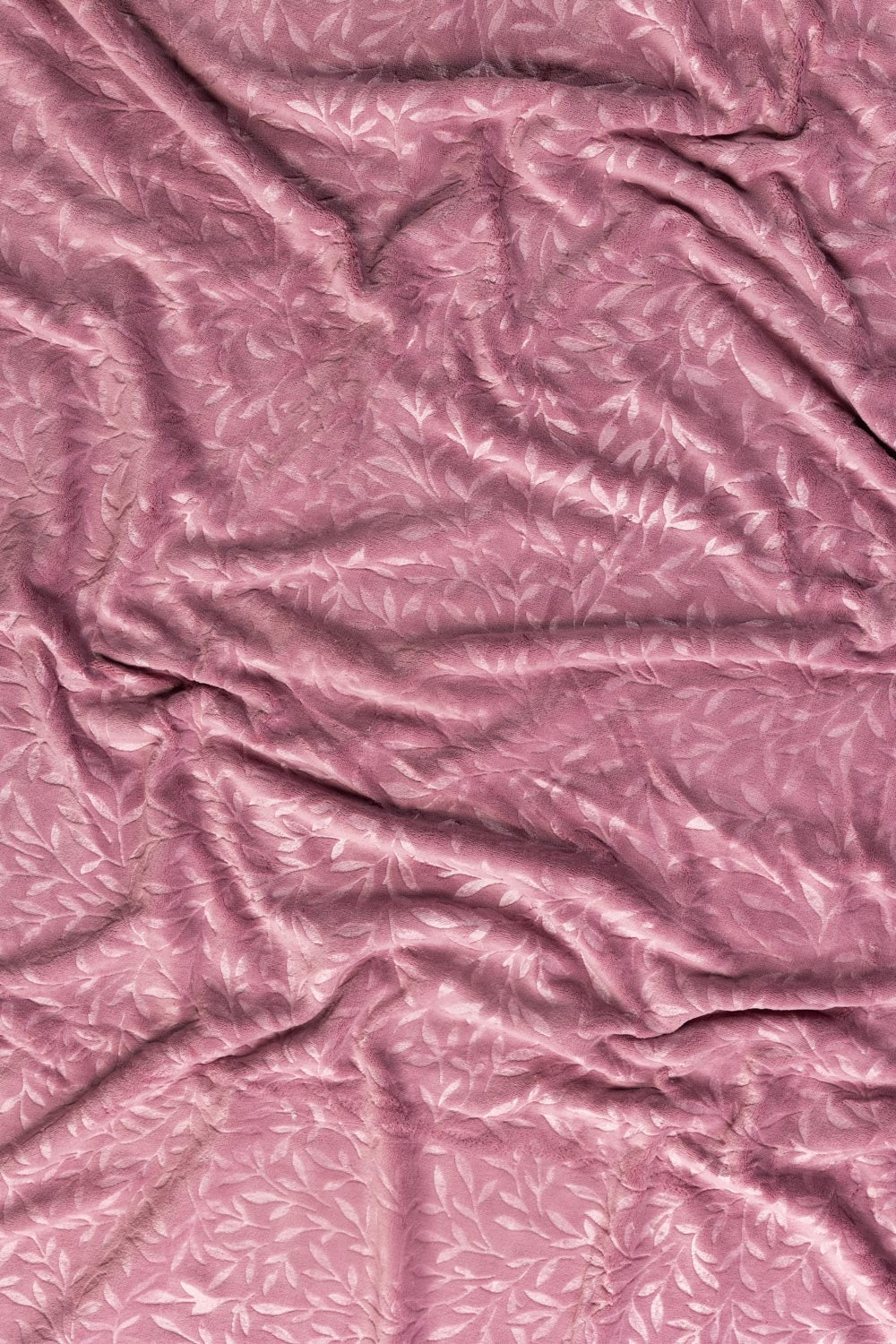 AW25 Mauve Double Ply Fleece Throw