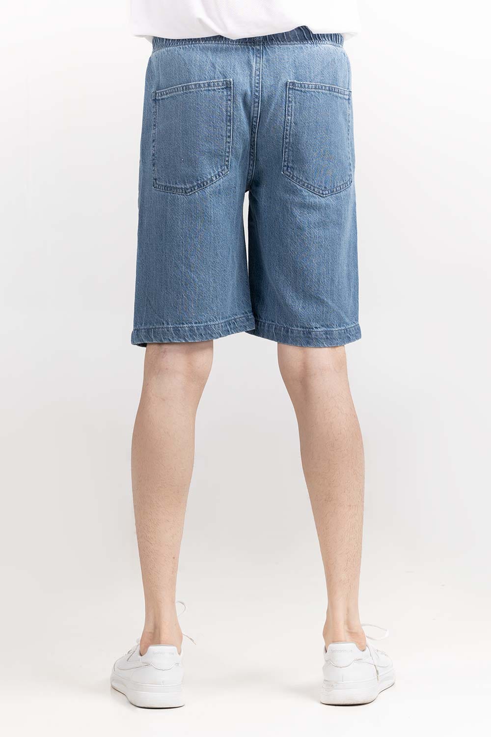 Med Blue Basic Shorts