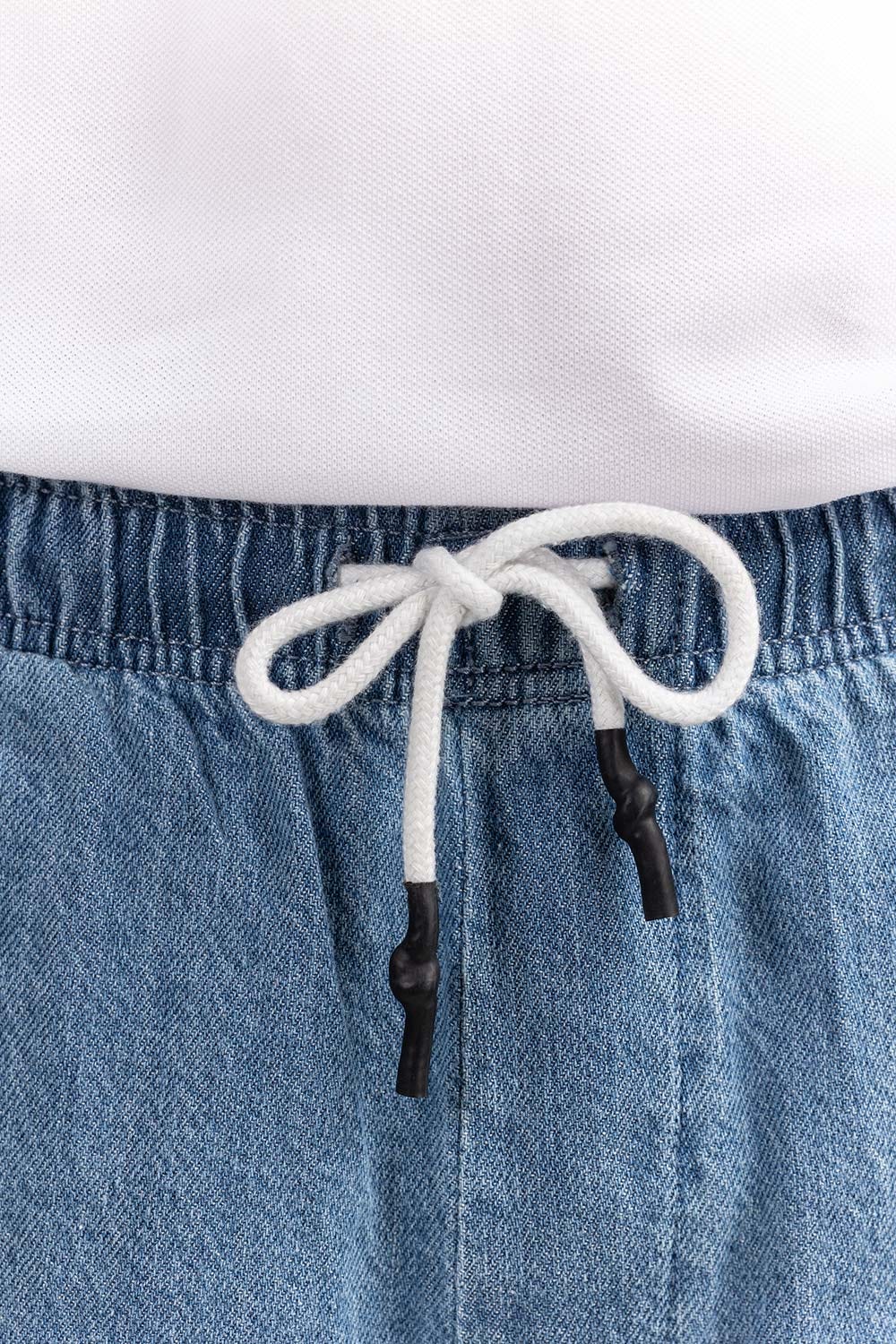 Med Blue Basic Shorts