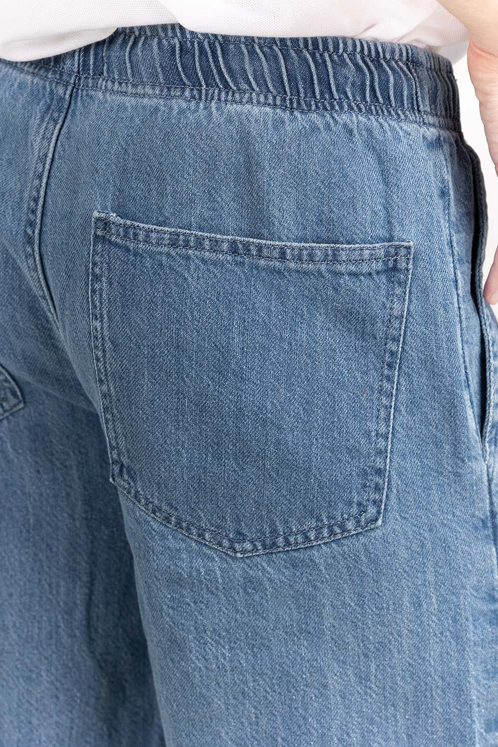 Med Blue Basic Shorts