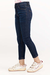 Junior Girl Medium Wash Basic Denim Jeans Skinny JGDB-2210053 B