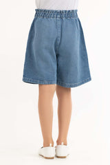 Toddler Girl Medium Wash Basic Denim Shorts TGDB-2210035 B