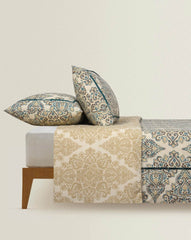 Medallion Gold T-150 Quilt Cover Set