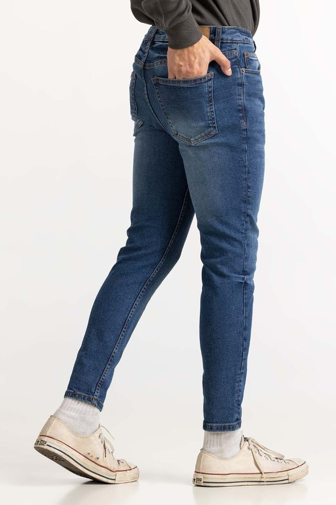 Medium Blue Basic Jeans MN-JNS- DN23-015
