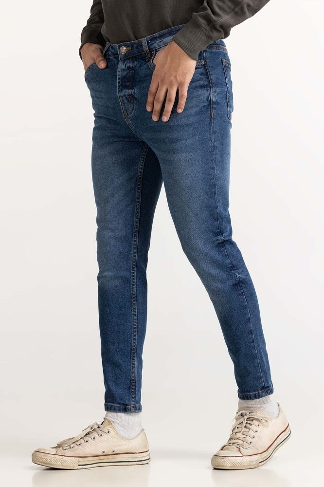 Medium Blue Basic Jeans MN-JNS- DN23-015